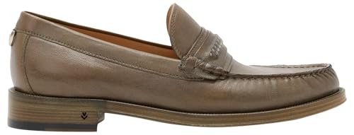 John Varvatos Herren Hawthorne Chain Loafer Slipper, Holzbraun, 42.5 EU John Varvatos Herren Hawthorne Chain Loafer Slipper, Holzbraun, 42.5 EU von John Varvatos