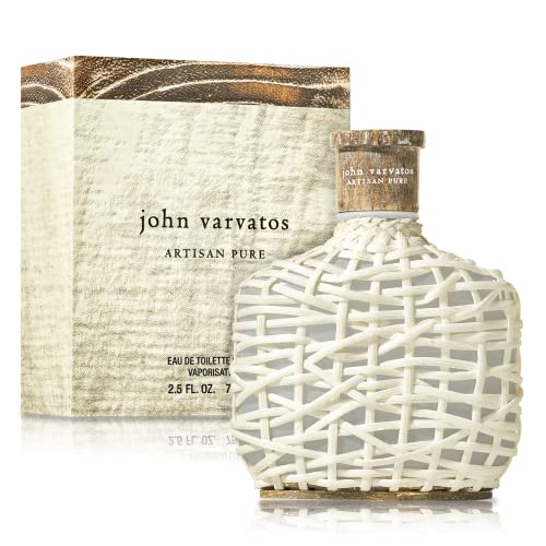 John Varvatos Artisan Pure - Eau de Toilette für Männer, holzig-frischer Duft nach spanischer Zitrone, klassischer Herrenduft in Designerflasche, 75 ml von John Varvatos