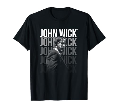 John Wick T-Shirt mit Logo - Herren, Schwarz, S, Kurzarm, Klassische Passform, Baumwolle, Unisex, T-Shirt von John Wick