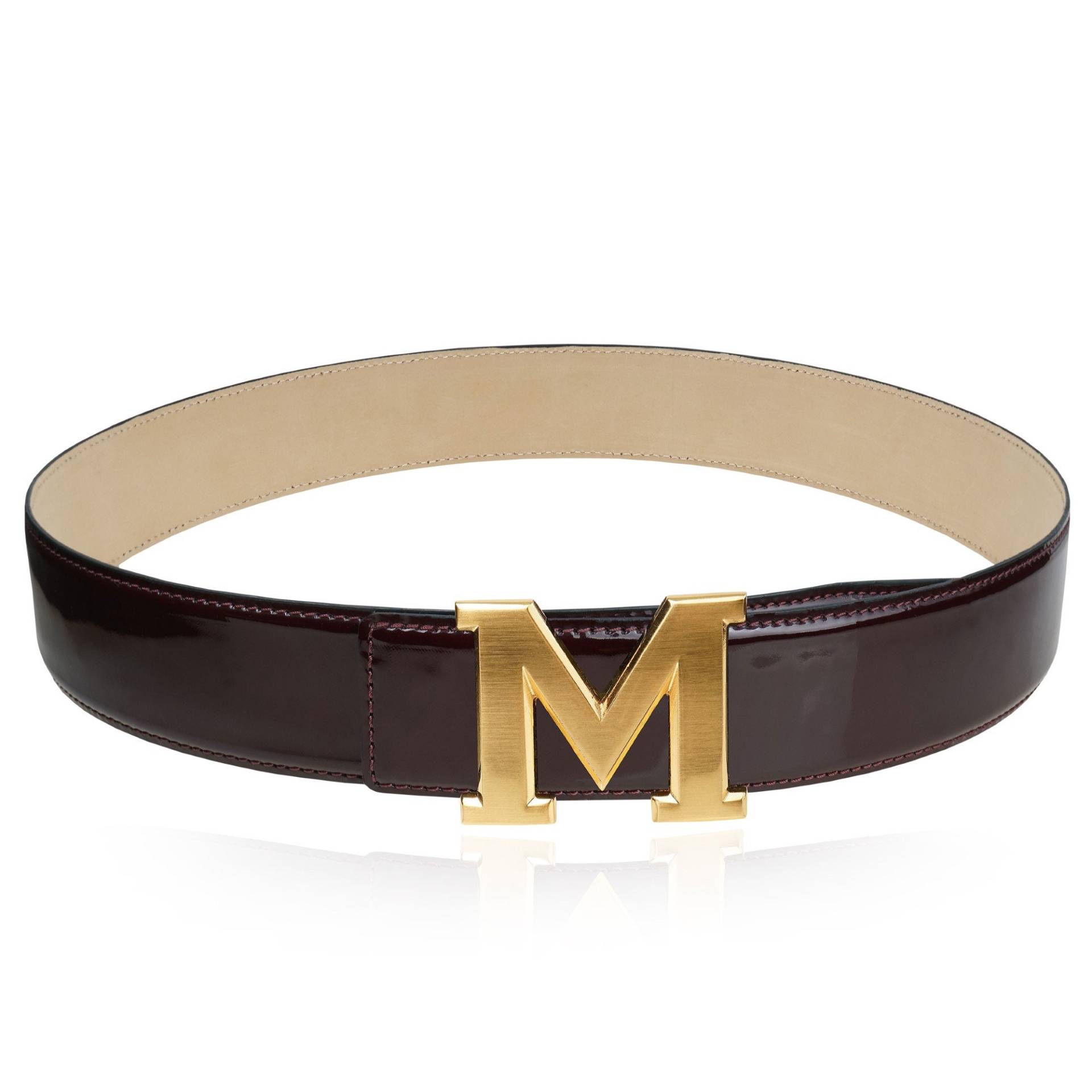 Lackledergürtel Gürtel Dunkelbraun 40 Mm 1, 5" Mit M-Schnalle Personalisierte Gürtelschnalle Weihnachtsgeschenk Lackledergürtel Gürtel Dunkelbraun 40 Mm 1, 5" Mit M-Schnalle Personalisierte Gürtelschnalle Weihnachtsgeschenk von JohnKreationen