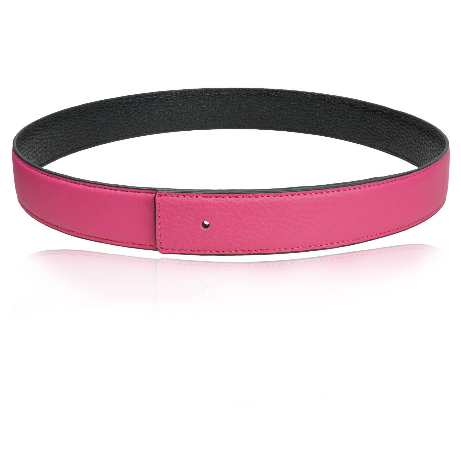 Reversible Leather Belt Pink 32mm 1, 25" Or 40mm 1, 5" Without H Buckle Handmade Gift For Grandmother Personalized Possible Reversible Leather Belt Pink 32mm 1, 25" Or 40mm 1, 5" Without H Buckle Handmade Gift For Grandmother Personalized Possible von JohnKreationen