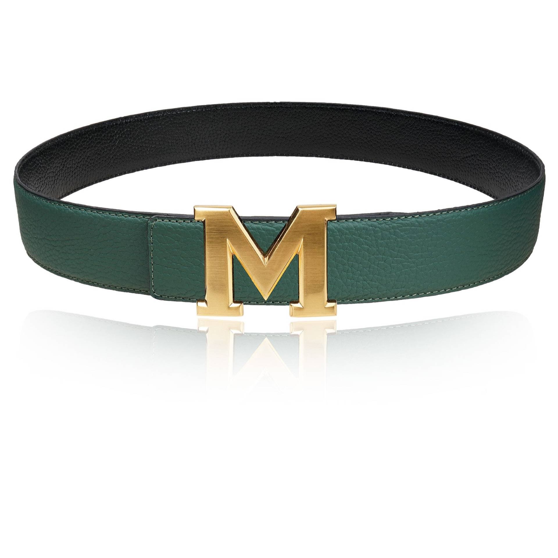 Wendegürtel Ledergürtel Mit Grün 40mm 1, 5" Gürtel M-Schnalle Personalisierte Gürtelschnalle Weihnachtsgeschenk Wendegürtel Ledergürtel Mit Grün 40mm 1, 5" Gürtel M-Schnalle Personalisierte Gürtelschnalle Weihnachtsgeschenk von JohnKreationen