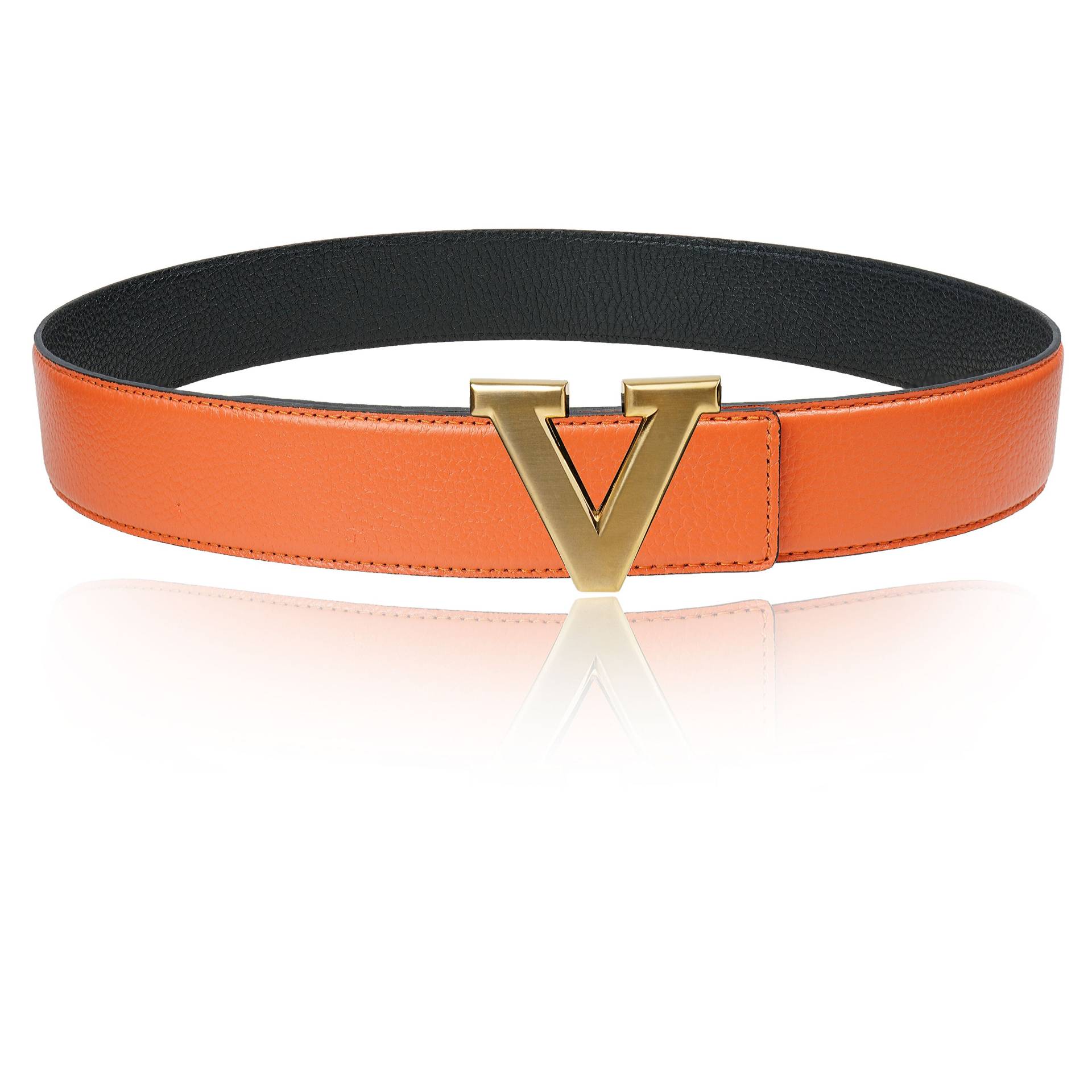 Wendegürtel Ledergürtel Mit Orange 32 Mm 1, 25" Gürtel V-Schnalle Personalisierte Gürtelschnalle Weihnachtsgeschenk Wendegürtel Ledergürtel Mit Orange 32 Mm 1, 25" Gürtel V-Schnalle Personalisierte Gürtelschnalle Weihnachtsgeschenk von JohnKreationen