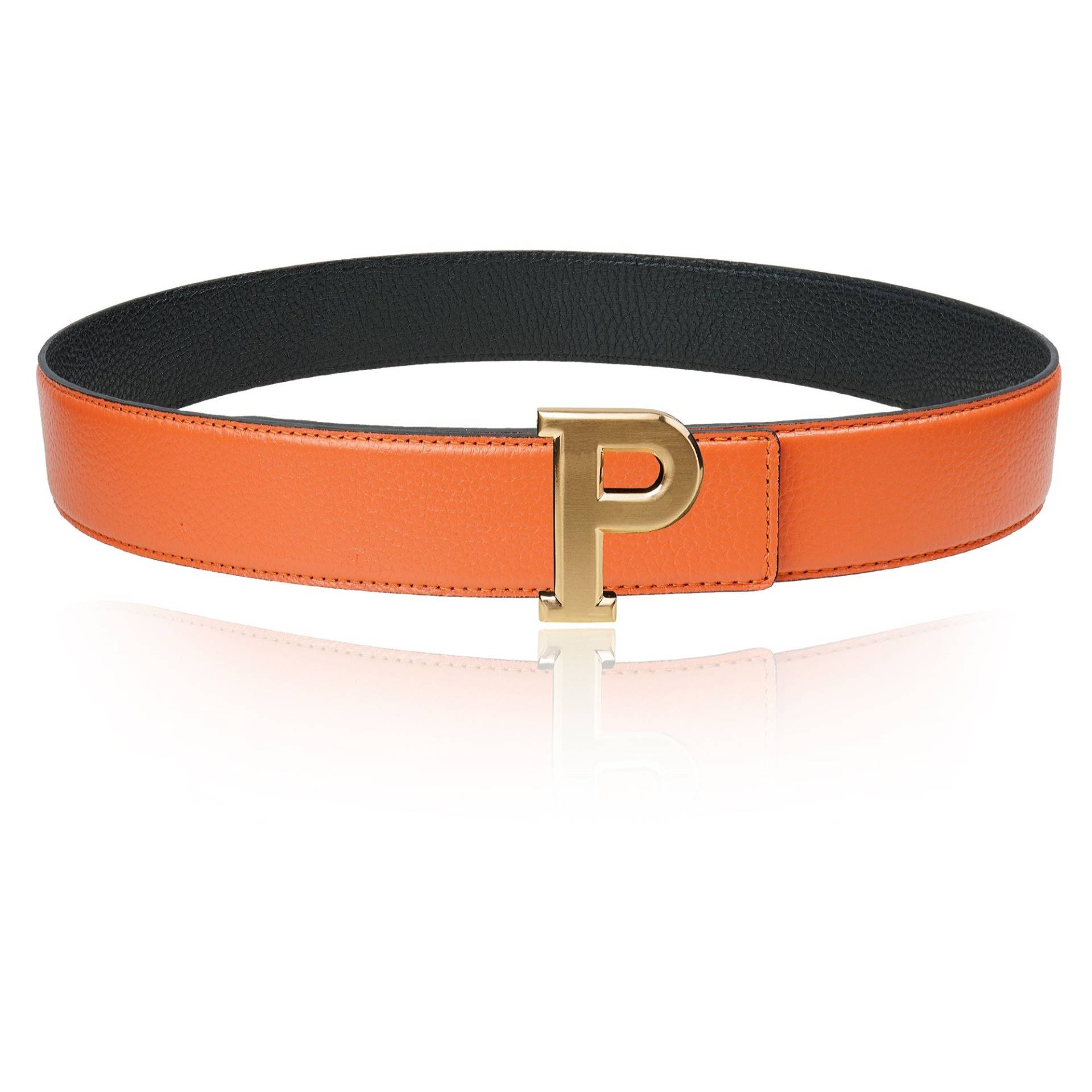 Wendegürtel Ledergürtel Mit Orange 32mm 1, 25" Gürtel P-Schnalle Personalisierte Gürtelschnalle Weihnachtsgeschenk Wendegürtel Ledergürtel Mit Orange 32mm 1, 25" Gürtel P-Schnalle Personalisierte Gürtelschnalle Weihnachtsgeschenk von JohnKreationen