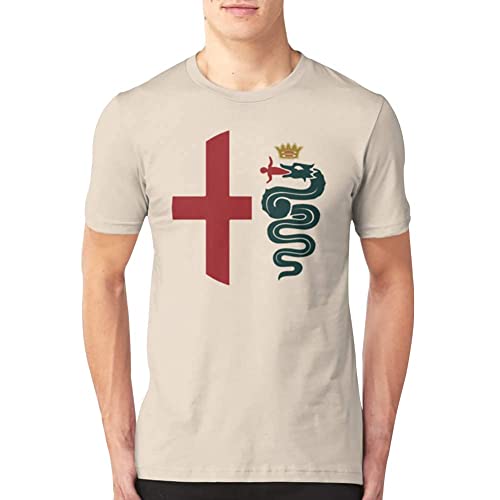 Alfa Romeo Classic biscione Cross TT-Shirts HemdenT T-Shirts Hemden Hoodie for Men, (Large) von Johniel