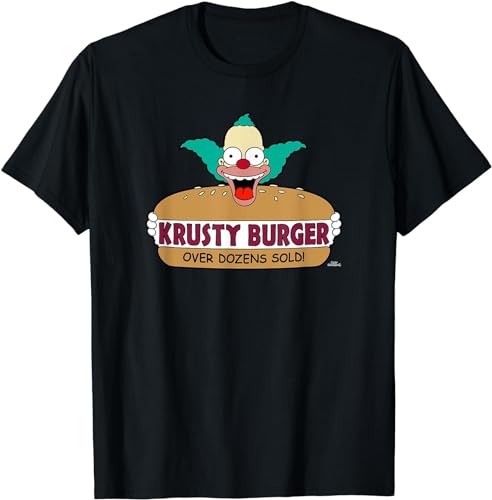 Krusty The Clown Burger T-T-Shirts Hemden(XX-Large) von Johniel