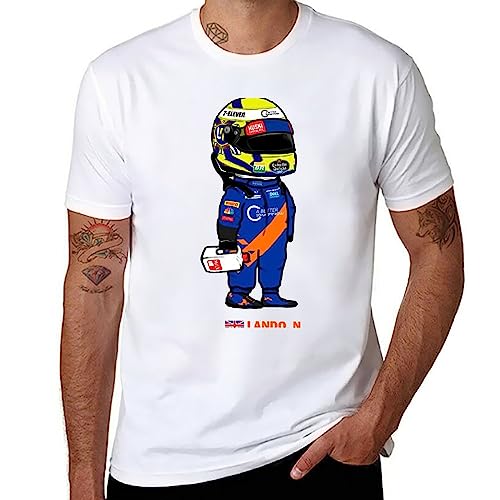 Lando-Norris-and-The-Milk T-T-Shirts Hemden T-Shirts Hemdens Graphic tees Oversized t T-Shirts Hemdens Custom t T-Shirts Hemdens Quick Drying t-T-Shirts Hemden Mens t T-Shirts Hemden(Medium) von Johniel