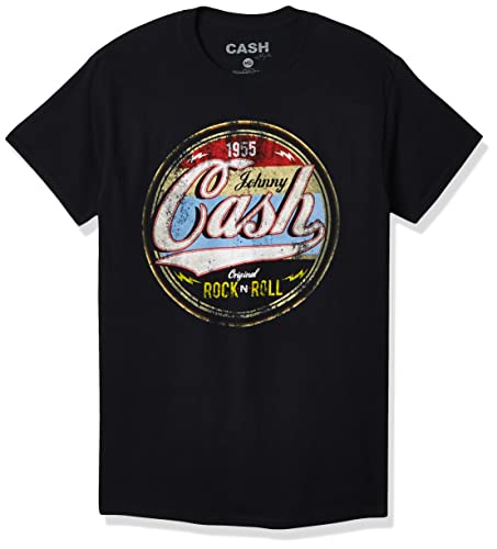 Johnny Cash Herren Original Rock and Roll T-Shirt, schwarz, XX-Large von Johnny Cash