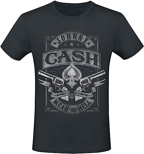 Johnny Cash Mean As Hell Männer T-Shirt schwarz XL 100% Baumwolle Band-Merch, Bands, Nachhaltigkeit Johnny Cash Mean As Hell Männer T-Shirt schwarz XL 100% Baumwolle Band-Merch, Bands, Nachhaltigkeit von Johnny Cash