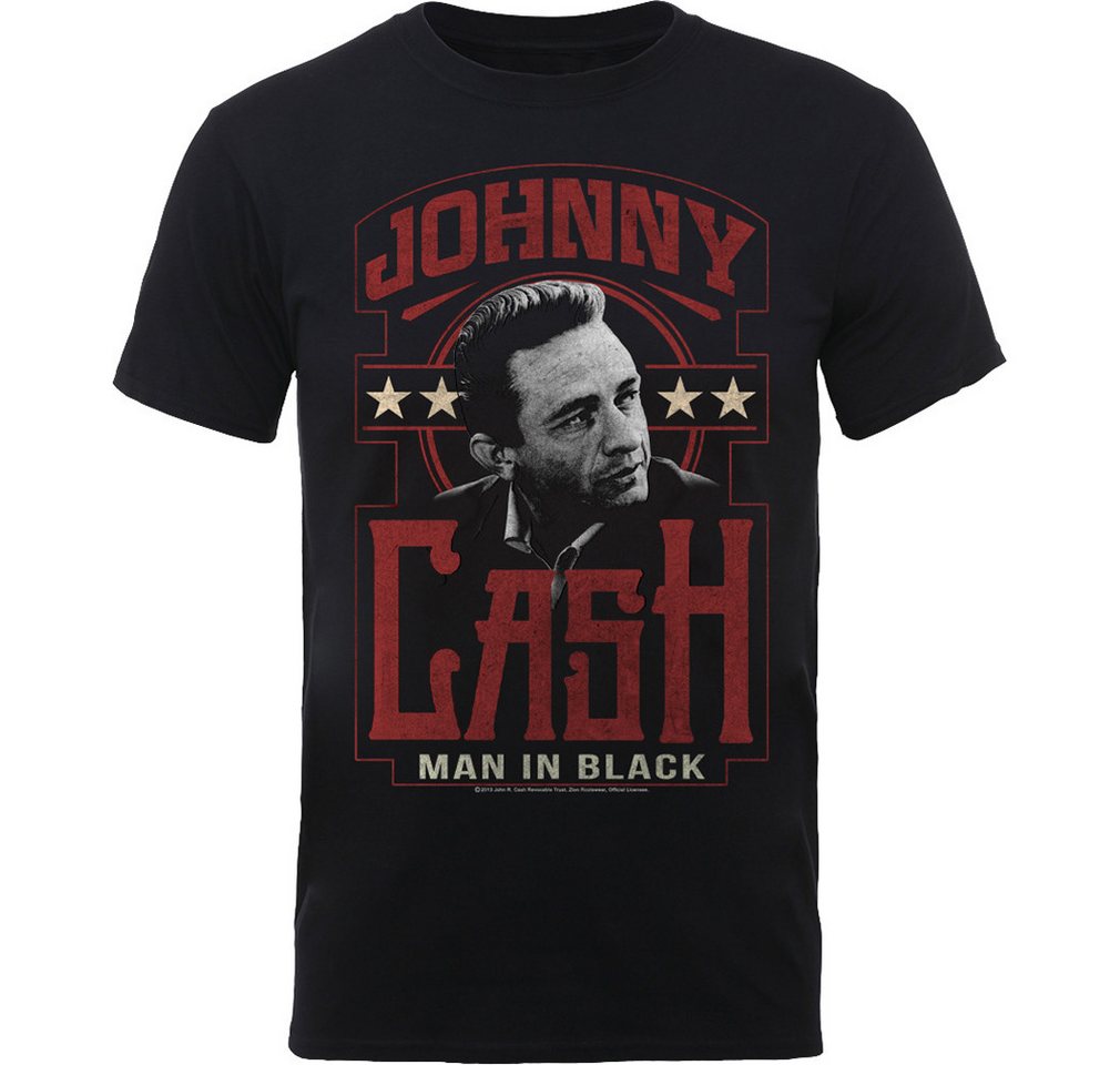 Johnny Cash T-Shirt Man In Black von Johnny Cash