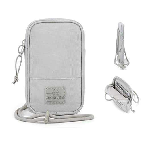 Johnny Urban Umhängetasche Herren & Damen Grau - Josh - Kleine Handytasche für Festival, Konzert & Urlaub - Handy Tasche Klein & Flach - Wasserabweisend von Johnny Urban