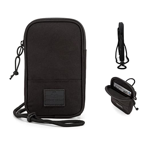 Johnny Urban Umhängetasche Herren & Damen Schwarz - Josh - Kleine Handytasche für Festival, Konzert & Urlaub - Handy Tasche Klein & Flach - Wasserabweisend von Johnny Urban