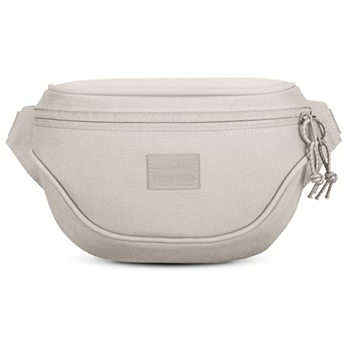 JOHNNY URBAN Bauchtasche Damen & Herren Beige - Ben - Gürteltasche aus für Alltag, Festival & Sport - Hochwertige Hip Bag Crossbody Tasche - Wasserabweisend von Johnny Urban