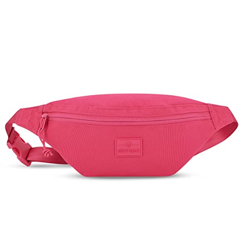 JOHNNY URBAN Bauchtasche Damen & Herren Pink - Erik Small - Gürteltasche Mit Flexiblem Gurt für Festival - Stylische Crossbody Brusttasche - Wasserabweisend von Johnny Urban