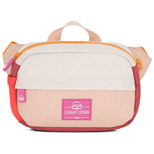 JOHNNY URBAN JUNIOR Bauchtasche Kinder Rot Rosa für Mädchen & Jungen - Felix - Recycelt & Wasserabweisend von Johnny Urban