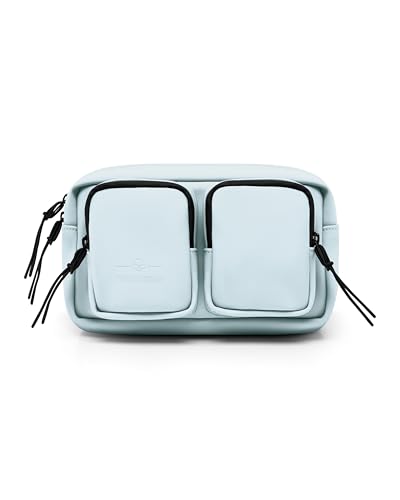 Johnny Urban Bauchtasche Herren & Damen Blau - Wesley - Große Gürteltasche 3 L zum Umhängen - Crossbody Bag Groß mit verstellbarem Gurt - Matte PU Beschichtung - Wasserabweisend von Johnny Urban