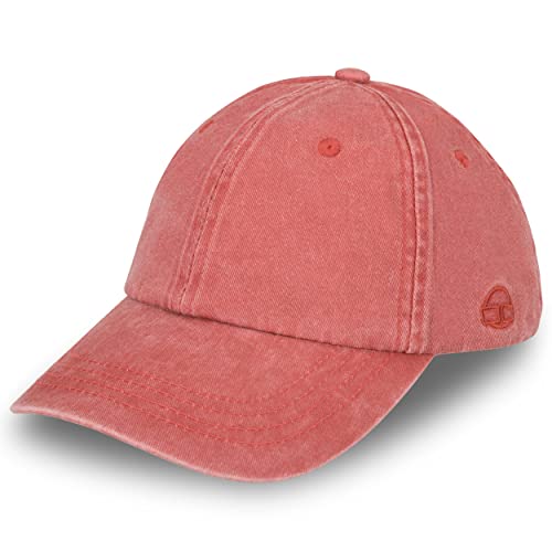 Johnny Urban Cap Damen & Herren Basecap Dave Rot - Kappe aus Hochwertigem Material - Stylische Cappy verstellbar - One Size Unisex Schirmmütze von Johnny Urban