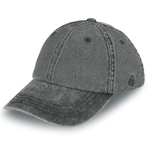 Johnny Urban Cap Damen & Herren Basecap Dave Schwarz - Kappe aus Hochwertigem Material - Stylische Cappy verstellbar - One Size Unisex Schirmmütze von Johnny Urban