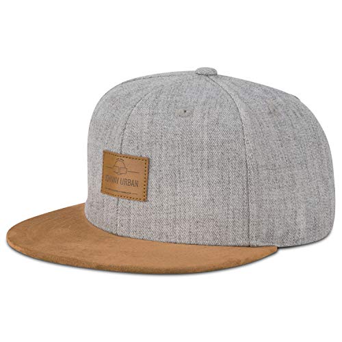 Johnny Urban Cap Herren & Damen Grau - Dean - Basecap Kappe für Männer & Frauen - Stylische Snapback Caps - Größenverstellbar von Johnny Urban