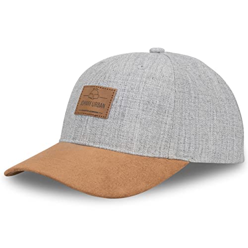 Johnny Urban Cap Herren & Damen Grau Braun - Dean - Basecap Kappe für Männer & Frauen - Stylische Snapback Caps - Größenverstellbar von Johnny Urban