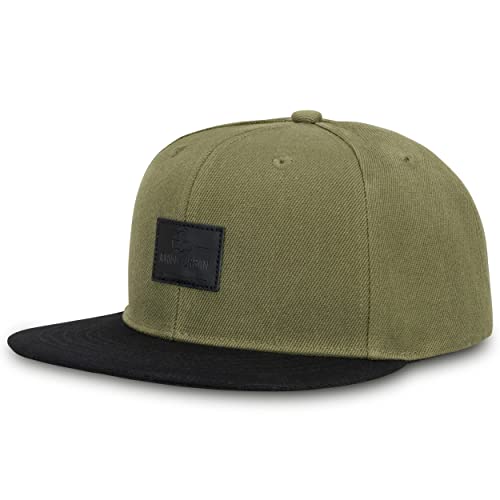 Johnny Urban Cap Herren & Damen Grün Schwarz - Dean - Basecap Kappe für Männer & Frauen - Stylische Snapback Caps - Größenverstellbar von Johnny Urban