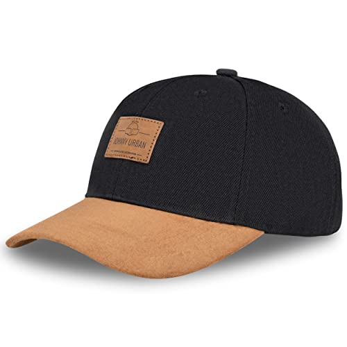 Johnny Urban Cap Herren & Damen Schwarz Braun - Dean - Basecap Kappe für Männer & Frauen - Stylische Snapback Caps - Größenverstellbar von Johnny Urban