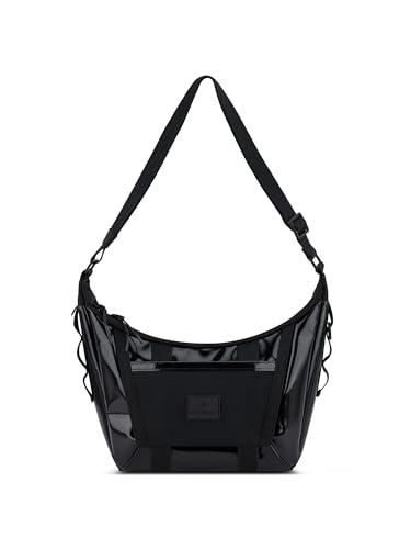 Johnny Urban Crossbody Bag Damen Herren Schwarz - Liv - Umhängetasche im Halbmond Stil - Moon Bag - Tasche mit Verstellbarem Gurt - Wasserabweisend von Johnny Urban