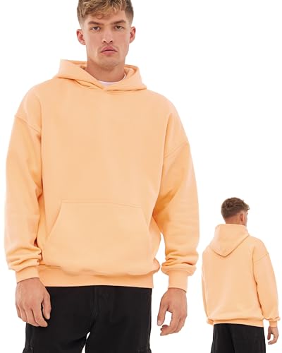 Johnny Urban Hoodie Damen & Herren Oversize Pfirsich - Cody - Basic Kapuzenpullover mit Oversized Fit - Pullover Sweatshirt mit Kapuze & Schwerem Stoff - Einfarbig von Johnny Urban