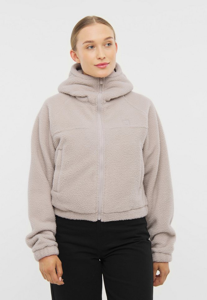 Johnny Urban Kapuzenfleecejacke Nova Fleecejacke mit kurzem Schnitt (1-St) Gemütliche Fleece Jacke mit hochgeschlossener Kapuze von Johnny Urban