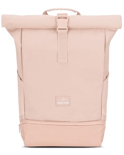 Johnny Urban Rolltop Rucksack Damen Groß Rosa - Allen Large - Laptop Backpack für Uni, Business, Fahrrad - Nachhaltig - Wasserabweisend von Johnny Urban