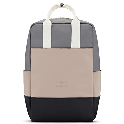 Johnny Urban Rucksack Damen Beige Grau - Hailey - Backpack für Frauen - Eleganter Daypack mit 14 Zoll Laptopfach für Uni Business Schule - Moderne City Rucksäcke - Wasserabweisend von Johnny Urban