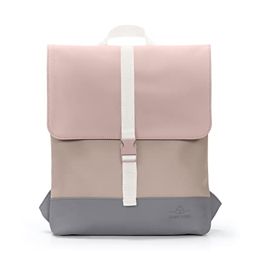 Johnny Urban Rucksack Damen Klein Beige - Ruby - Schlanker Tagesrucksack für City Uni Business - Kleiner Backpack Women mit Laptopfach - Wasserabweisend von Johnny Urban