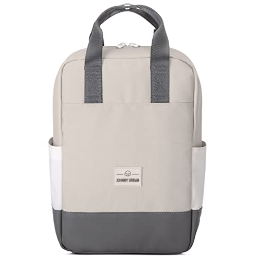 Johnny Urban Rucksack Damen Klein Sand Grau - Jona Small - Stylischer Kleiner Mini Cityrucksack mit Tablet Fach - 7L - Wasserabweisend von Johnny Urban