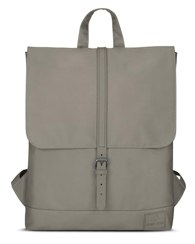 Johnny Urban Rucksack Damen - Mia - Schlanke Tasche mit Laptopfach - Aus Recyceltem PET - 7L - Wasserabweisend - Desert Grey von Johnny Urban
