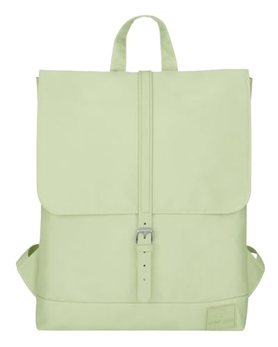 Johnny Urban Rucksack Damen - Mia - Schlanke Tasche mit Laptopfach - Aus Recyceltem PET - 7L - Wasserabweisend - Lime von Johnny Urban