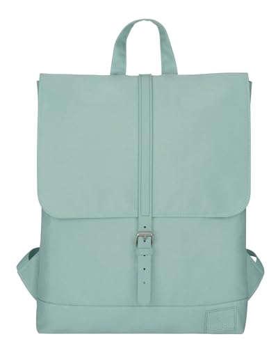 Johnny Urban Rucksack Damen - Mia - Schlanke Tasche mit Laptopfach - Aus Recyceltem PET - 7L - Wasserabweisend - Mint von Johnny Urban