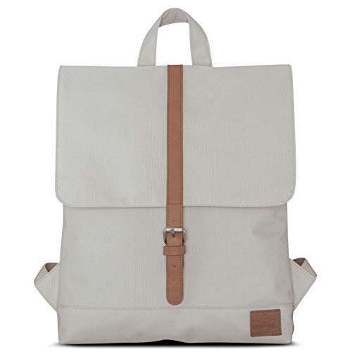 Johnny Urban Rucksack Damen - Mia - Schlanke Tasche mit Laptopfach - Aus Recyceltem PET - 7L - Wasserabweisend - Sand von Johnny Urban