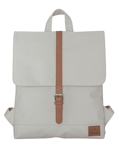 Johnny Urban Rucksack Damen - Mia - Schlanke Tasche mit Laptopfach - Aus Recyceltem PET - 7L - Wasserabweisend - Sand von Johnny Urban