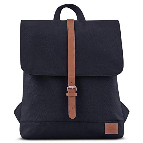 Johnny Urban Rucksack Damen - Mia - Schlanke Tasche mit Laptopfach - Aus Recyceltem PET - 7L - Wasserabweisend - Schwarz Braun von Johnny Urban