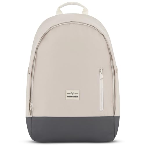 Johnny Urban Rucksack Damen & Herren Beige Grau - Neo - Daypacks mit 16 Zoll Laptopfach für Schule, Arbeit & Uni - Sportlicher Tagesrucksack - Schulrucksack Teenager - Wasserabweisend von Johnny Urban