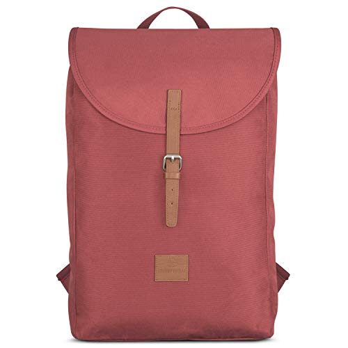 Johnny Urban Rucksack Damen und Herren Rot - Liam - Moderner Tagesrucksack für Uni Büro, Schule und Freizeit - Daypack mit 16 Zoll Laptopfach - Wasserabweisend von Johnny Urban