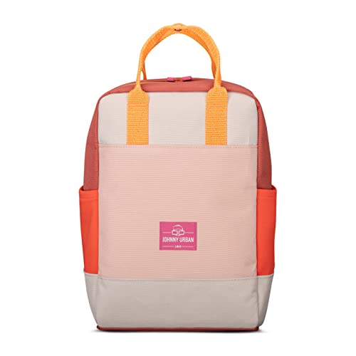 Johnny Urban Rucksack Kinder Mädchen & Jungen Rot - Junior Linus - Kinderrucksack mit Brustgurt für Kindergarten - Ab 3 Jahren - 7l - Wasserabweisend von Johnny Urban