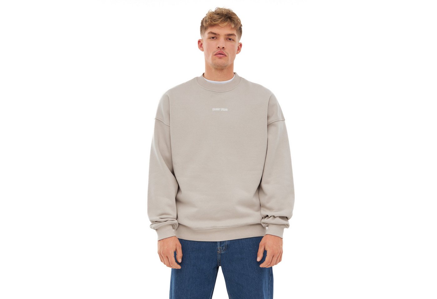 Johnny Urban Sweatshirt Carter Oversize Crew Neck Pullover (1-tlg) Rundhalspullover ohne Kapuze, weich und knitterfrei von Johnny Urban