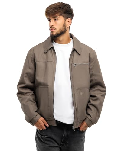 Johnny Urban Übergangsjacke Herren & Damen Wendbar Grün - Ethan - Reversible Herbstjacke aus Baumwolle & Polyester - Einfarbig & Print - Leicht Gefütterte Jacke für den Übergang von Johnny Urban