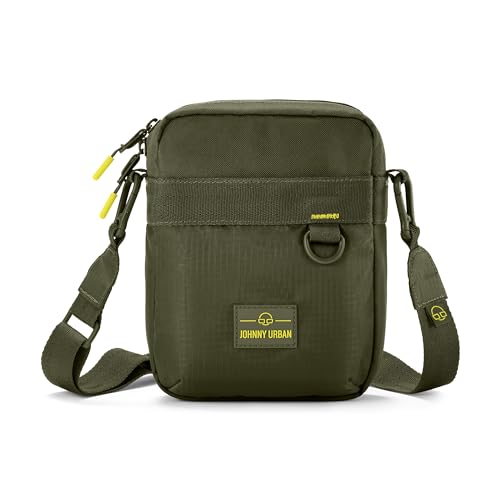 Johnny Urban Umhängetasche Herren & Damen Grün - Jayden - Kleine Crossbody Bag für Festival Freizeit Reisen - Stylische Sling Tasche - Sportliche Handytasche - Wasserabweisend von Johnny Urban