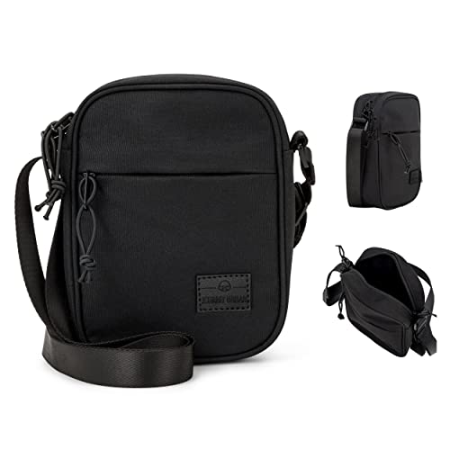 Johnny Urban Umhängetasche Herren & Damen Klein Schwarz Luis Kleine Schultertasche aus Recycelten PET-Flaschen für Freizeit, Festival & Urlaub - Hochwertige Crossbody Tasche - Wasserabweisend von Johnny Urban