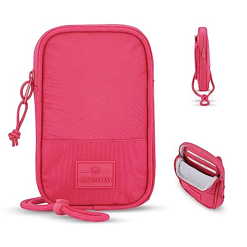 Johnny Urban Umhängetasche Herren & Damen Pink - Josh - Kleine Handytasche für Festival, Konzert & Urlaub - Handy Tasche Klein & Flach - Wasserabweisend von Johnny Urban