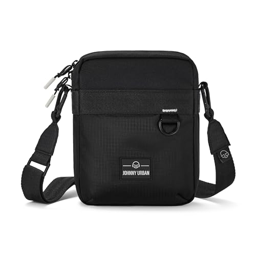 Johnny Urban Umhängetasche Herren & Damen Schwarz - Jayden - Kleine Crossbody Bag für Festival Freizeit Reisen - Stylische Sling Tasche - Sportliche Handytasche - Wasserabweisend von Johnny Urban