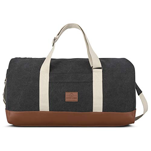 Johnny Urban Weekender Damen & Herren Braun - Paul - Reisetasche Groß aus Canvas für Kurztrips & Sport - 41L - Wasserabweisend von Johnny Urban