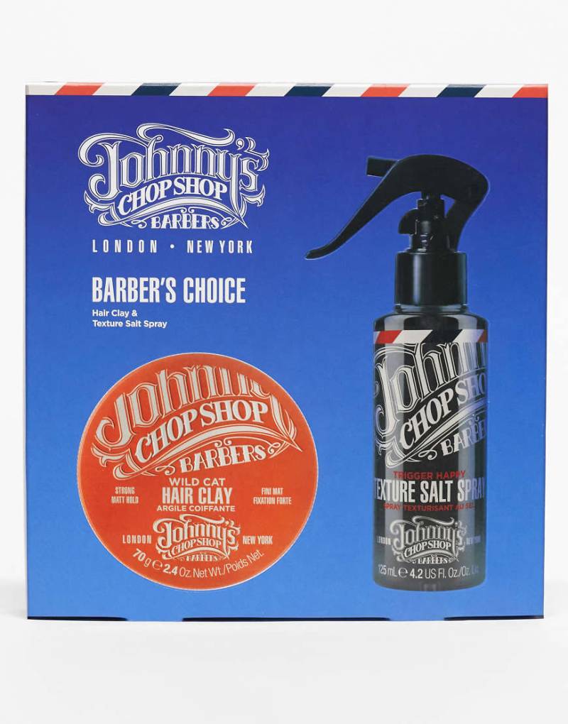Johnny's Chop Shop - Barber's Choice - Set aus Stylingcreme und strukturierendem Salzspray-Keine Farbe von Johnny's Chop Shop